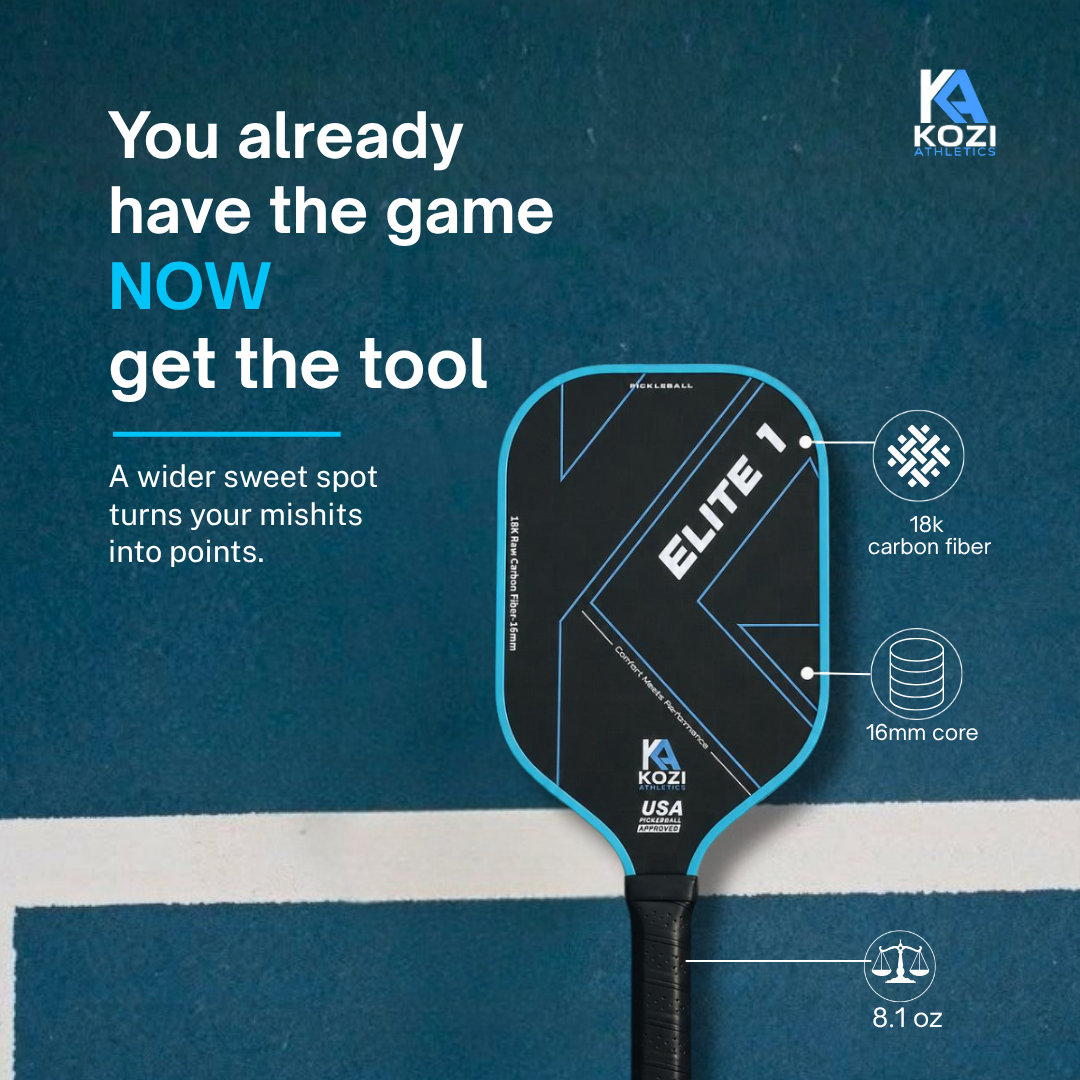 Elite 1 Pro Pickleball Paddle – Kozi Athletics